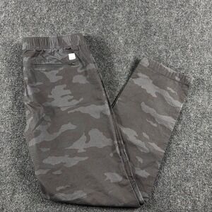 Vuori Ripstop Pant Charcoal Camo Organic Cotton Stretch Large Grey Joggers